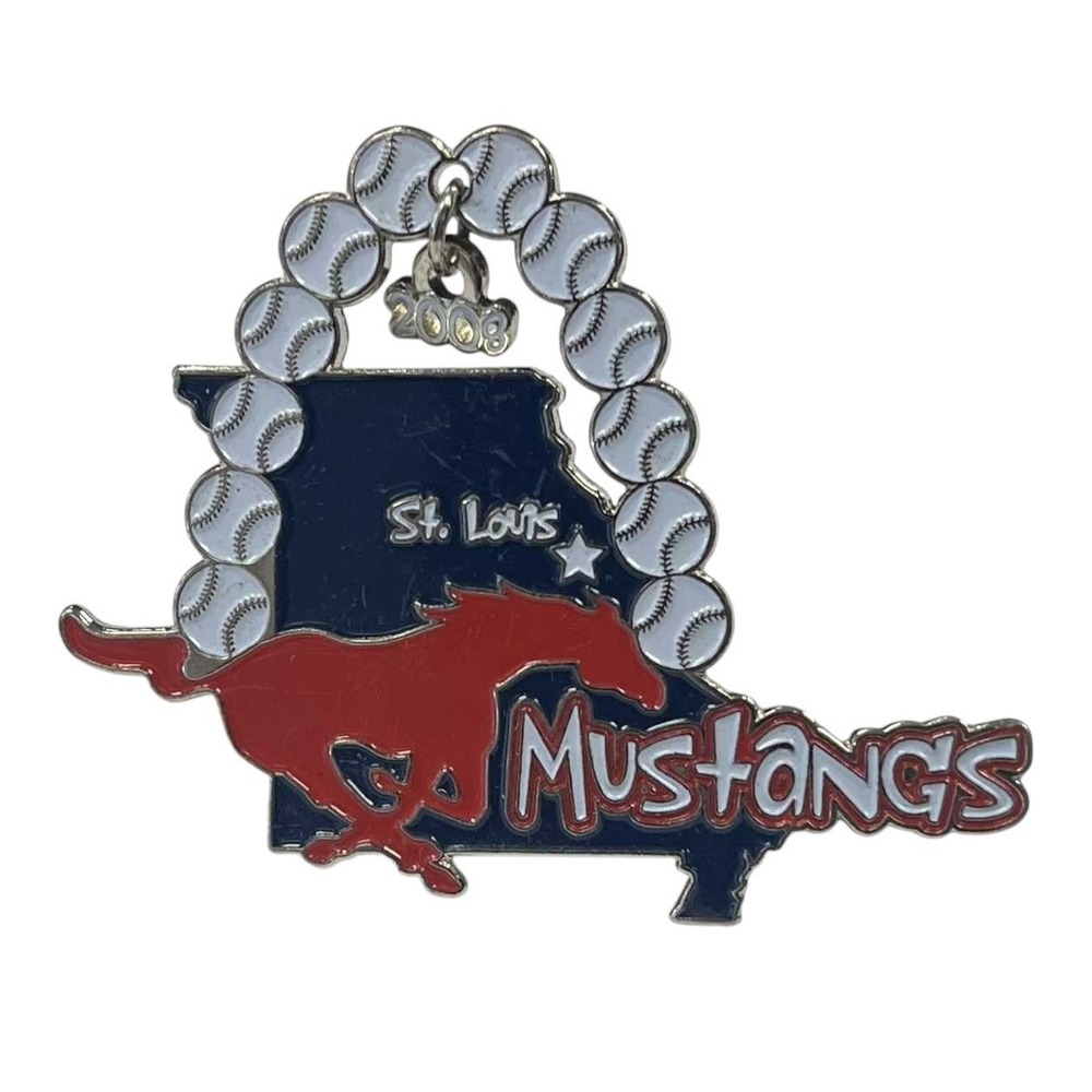 2008 Cooperstown Dreams Park Trading Pins St. Louis Mustangs Baseball Pin